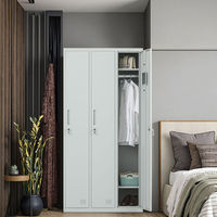 Armoire de rangement multi-portes verrouillable en acier, durable et sécurisée pour les gymnases, les hôtels, les hôpitaux
