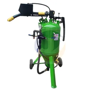 Sidewalk cleaning paint and coating removal wet sand blasting machine