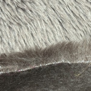 Vải dệt kim giả lông thỏ 100% polyester ấm áp và thân thiện, dùng cho quần áo thú cưng mùa đông, đồ chơi nhồi bông, gối sang trọng, trang trí nhà cửa - Product Image 3