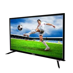 Good quality low price smart tv 32 inch with classic plastic frame 4k tv 43 55 65 inch with T2/S2 led tv use for hotel home