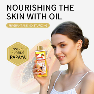 Huile pour le visage et le corps à la papaye 200 ml, huile essentielle éclaircissante et anti-rides, soin complet du corps - Product Image 4