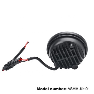 Asend New Arrival Nhà Máy Idrectly Bán 1 Pcs 7 Inch Led Đèn Pha + 2 Pcs Sương Mù 4.5 Inch Ánh Sáng Kit đối Với Xe Máy - Product Image 3