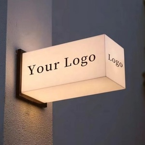Custom Outdoor Waterproof Hanging Wall Mount Lightbox Led <b>Light</b> Box <b>Sign</b> Acrylic Square <b>Light</b> Box <b>Sign</b> for Shop - Product Image 2