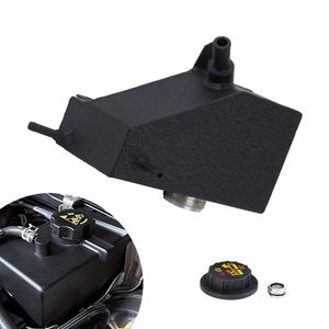 Depósito de refrigerante de aluminio negro para Ford Mustang 5.ª generación 3.7L, tanque de expansión con junta y montaje atornillable - Product Image 3