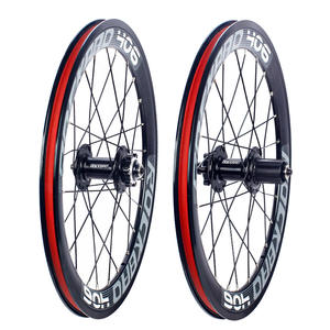 Juego de Ruedas Plegables para Bicicleta Rockbao de 20 Pulgadas 406 451 con 32 Radios, 2 Rodamientos Delanteros y 4 Traseros, Llantas de Perfil Alto - Product Image 2