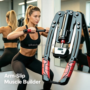 Renforceur de bras hydraulique à ressort réglable <span class=keywords><strong>pour</strong></span> adultes et adolescents, équipement de fitness d'intérieur <span class=keywords><strong>pour</strong></span> la poitrine, l'avant-bras, la force de préhension, <span class=keywords><strong>les</strong></span> épaules et <span class=keywords><strong>les</strong></span> muscles des bras - Product Image 2
