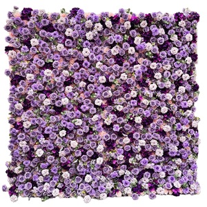 Panel de Pared Floral de Lila Soñador, Panel de Pétalos 3D Suave, Estilo Botánico Delicado para Decoración de Bodas, Despedidas de Soltera y Eventos Relajados - Product Image 5