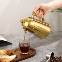 Cafetière à piston HIGHWIN multi-capacité, en acier inoxydable à double paroi de qualité alimentaire, isolée