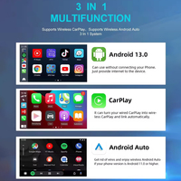 Boîtier intelligent Fuallwin BY961E OEM ODM CarPlay AI 3-en-1 4 Go + 64 Go, adaptateur sans fil universel CarPlay Android Auto