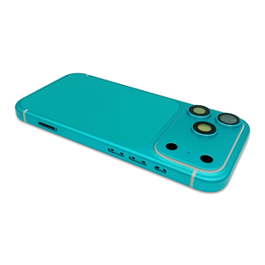Custodia di Lusso in Metallo <span class=keywords><strong>Tiffany</strong></span> Blue per iPhone 17 Pro, Personalizzabile con Logo, Disponibile in Diversi Colori - Articolo di Grande Successo - Product Image 2
