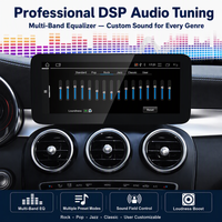 Système multimédia automobile Android 14 sans fil AUTO CarPlay avec écran 12,3 pouces pour Mercedes Benz Classe V W447 GLC X253 Classe C W205 S205 NTG5.5