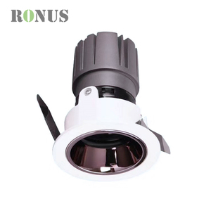Commerciale <span class=keywords><strong>LED</strong></span> Dimming Showroom MR16 10w COB Spot Down Light incasso nero faretto - Product Image 2