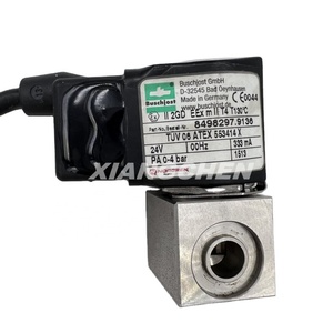 JENNEY 1 Piece Solenoid Valve Original Used German Buschjost 8498297.9136 Tuv 06 ATEX 553414 X <b>Printing</b> <b>Machine</b> Parts - Product Image 1