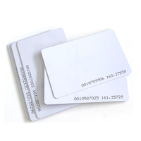 Carte PVC blanche imprimable pour système de sécurité d'accès, contrôle d'accès 125KHz EM ID RFID, carte de proximité intelligente pour système de sécurité d'entrée CE