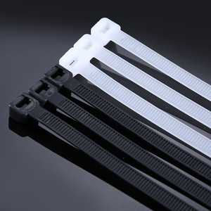 Attaches-câbles JUNKE blancs et noirs, épaisseur 1,0 mm-3 mm, pour regroupement industriel, résistants au feu, certifiés CE ISO9001 - Product Image 3