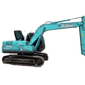 Mini-pelle hydraulique sur chenilles Kobelco SK140 14T d'occasion importée du Japon pompe à moteur d'occasion - Product Image 1