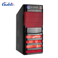 Precios de cajas de juegos de PC computadoras de escritorio con enfriador de agua de computadora caja de PC de juegos maestra