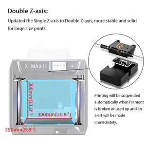 <span class=keywords><strong>QIDI</strong></span> Sẵn Sàng Vận Chuyển Máy In <span class=keywords><strong>3D</strong></span> <span class=keywords><strong>FDM</strong></span> Công Nghiệp Cỡ Lớn X-Max 2 300*250*300Mm - Product Image 4