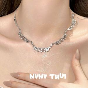 قلادة حجر كريم إيطالية على شكل شجرة كرمة مع حلية سنجاب وبيضة حمام، طقم أقراط زركون من سوثيبز، مطلي بالذهب من النحاس بتصميم عتيق - Product Image 3