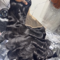 Lot de Cheveux Naturels Bruts du Cambodge, Cheveux Humains Vietnamiens Bruts d'un Seul Donneur, Cuticules Alignées, Vente en Gros pour Fournisseurs de Cheveux Humains