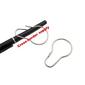 Crochet mural décoratif en métal EWANG pour rideau de douche, idéal pour suspendre les rideaux - Vente en gros - Product Image 1