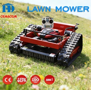 <span class=keywords><strong>Tondeuse</strong></span> robot chenillée télécommandée à batterie haute efficacité tout-terrain 1600W pour pentes agricoles - Product Image 1