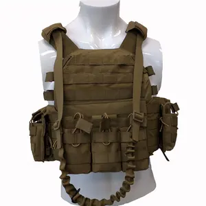 Fashion camo tactical vet webbing vest outdoor plate carrier tactical vest