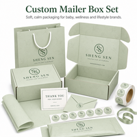 Cajas de Cartón Corrugado con Materiales Reciclados Personalizadas con Logotipo Estampado en Caliente, Empaque Ecológico Moderno y de Lujo para Calcetines y Zapatos