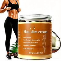 Crème Amincissante Bio 250g pour le Corps : Brûle-Graisse, Anti-Cellulite, Remodelage de la Taille et Crème Chaude pour le Corps – Vente en Gros