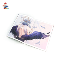 Impression offset personnalisée de livres de bandes dessinées anime avec reliure agrafée, fabricant d'impression fiable en Chine