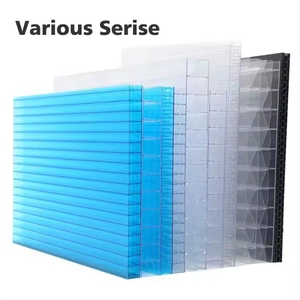 Paneles de Techo Aislantes Impermeables de 6 mm, 8 mm y 10 mm, Láminas de <span class=keywords><strong>Policarbonato</strong></span> Transparente de Doble Pared, Paneles para Invernadero - Product Image 3