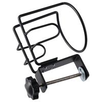 Porte-gobelet de bureau en métal personnalisé présentoir anti-déversement porte-boisson de table à clipser avec pince robuste pour chaise de pelouse