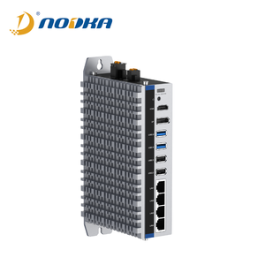 Nodka <span class=keywords><strong>Fanless</strong></span> Mini BOX Pc Computadora industrial N97 Cpu 4 Controlador de automatización Ethernet - Product Image 1