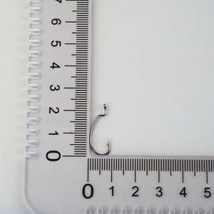 OEM ODM 100 pièces/sac 10 #-5/0 # oeil annelé large espace crochet acier à haute teneur en carbone noir Nickel revêtement eau douce eau salée EWG crochet décalé - Product Image 4