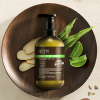 Nettoie en profondeur les cheveux bouclés shampooing et après-shampooing hydratant masque capillaire à l'huile d'argan shampooing à l'essence de gingembre