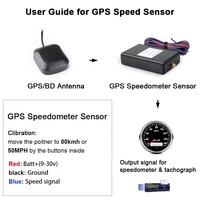 Kit Adaptor Sensor Speedometer GPS Universal 10hz untuk Mobil, Truk, Kapal, Pengukur Kecepatan GPS