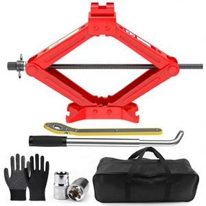 Kit de Gato de Tijera Portátil Profesional de Acero 2T Todo en Uno con Llave de Rueda para Cambio y Reparación de Neumáticos de Coche - Venta Caliente de Fábrica - Product Image 1
