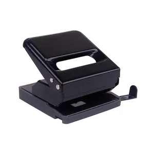 High Quality Hand Metal Two Hole Punch 40 Sheets Capacity Hole Paper Puncher Tool for desktop