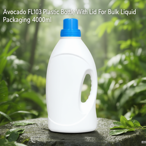 ขวดพลาสติก HDPE ขนาด 4000 มล. พร้อมหูหิ้ว สำหรับบรรจุน้ำยาซักผ้า สารเคมีในครัวเรือน และบรรจุภัณฑ์ของเหลวขนาดใหญ่ - Product Image 2