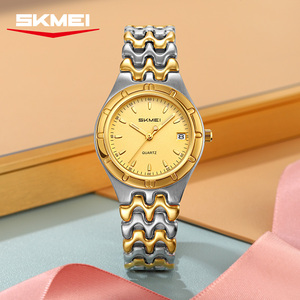 Relojes de Mujer Estilo Retro, Reloj Dorado para Dama, Logotipo Personalizado OEM, 3ATM Resistente al Agua, Acero Inoxidable, Estilo Minimalista, Cuarzo - Product Image 6