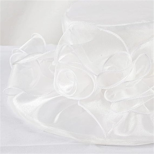Chapeaux de Derby du Kentucky en organza pour femmes Eugen Zahua, tailles 56-58 cm, pour l'été, la plage, l'église, les mariages, les jeux de rôle, 100 pièces - Product Image 6
