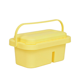 BOMEIJIA Nettoyeur <span class=keywords><strong>de</strong></span> pinceaux 8 compartiments 16 trous Bac multi-usages <span class=keywords><strong>en</strong></span> plastique 15x23cm - Product Image 2