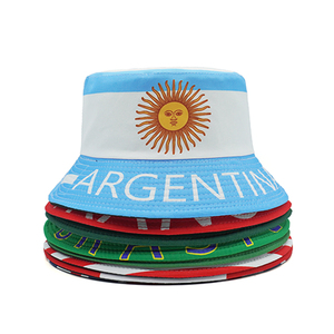 Sombrero de Pescador Reversible con Estampado de Bandera Nacional de <span class=keywords><strong>Argentina</strong></span>, Brasil y México, Estilo Panamá para Verano y Actividades al Aire Libre - Product Image 2