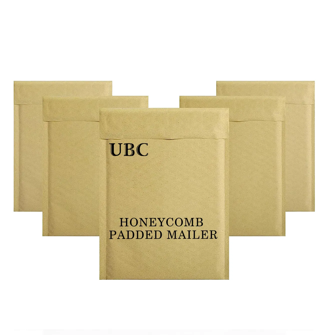 Embalagem Compostável Envoltório Envelopes Bolsas 100% Biodegradável Reciclar Papel Envelopes Kraft Honeycomb Mailer Acolchoado Com Envoltório
