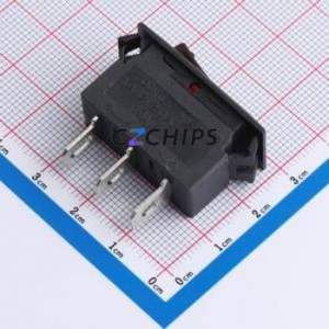 WH001-10BR01N3-L22-A Rocker Switch Through hole Component (THT),P=9mm Switch 33.9mm 12.9mm 18.8mm Concave Bend - Product Image 2