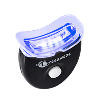 Appareil Mini Blanchisseur Dentaire à Batterie, Dispositif de Blanchiment des Dents avec Lumières LED, Portable pour Usage Domestique et Voyage