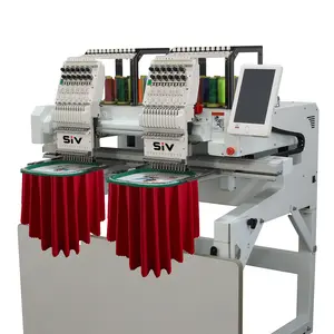 2 Head Embroidery Machine Double Head T-shirt Embroidery Machine Computerized Embroidery Machine