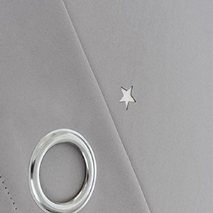 Cortinas de Globos con Acabado de Estrella Hueca de <span class=keywords><strong>Color</strong></span> Sólido, Modernas, de Poliéster, con Alto Nivel de Sombreado, Insonorización, Aislamiento Térmico y Protección Solar - Product Image 3