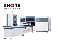Ligne de production automatique CNC pour le poinçonnage et la cisaillement de barres omnibus, machine de traitement des barres omnibus en cuivre et aluminium pour la fabrication d'appareillage électrique