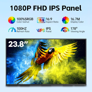 Eimio Chất lượng cao 23.8 "100Hz IPS 1080P di động màn hình Màn hình có thể điều chỉnh đứng Type-C chăm sóc mắt được xây dựng trong loa đôi - Product Image 5